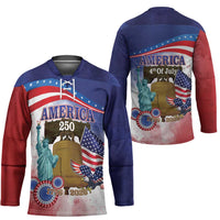 United States 4th Of July Hockey Jersey 250th Anniversary Liberty Bell - Wonder Print Shop