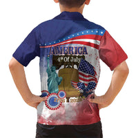 United States 4th Of July Kid Hawaiian Shirt 250th Anniversary Liberty Bell - Wonder Print Shop