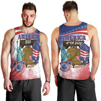 United States 4th Of July Men Tank Top 250th Anniversary Liberty Bell - Wonder Print Shop