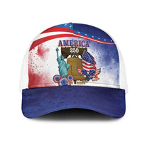 United States 4th Of July Mesh Trucker Cap 250th Anniversary Liberty Bell - Wonder Print Shop