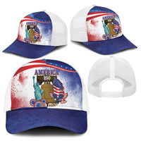 United States 4th Of July Mesh Trucker Cap 250th Anniversary Liberty Bell - Wonder Print Shop