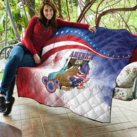 United States 4th Of July Quilt 250th Anniversary Liberty Bell - Wonder Print Shop