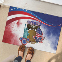 United States 4th Of July Rubber Doormat 250th Anniversary Liberty Bell - Wonder Print Shop