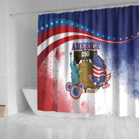 United States 4th Of July Shower Curtain 250th Anniversary Liberty Bell - Wonder Print Shop