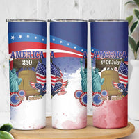 United States 4th Of July Skinny Tumbler 250th Anniversary Liberty Bell - Wonder Print Shop