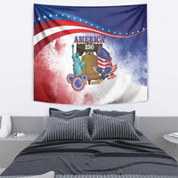 United States 4th Of July Tapestry 250th Anniversary Liberty Bell - Wonder Print Shop