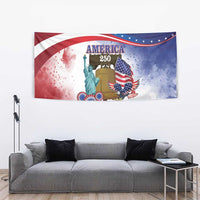 United States 4th Of July Tapestry 250th Anniversary Liberty Bell - Wonder Print Shop