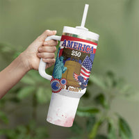 United States 4th Of July Tumbler With Handle 250th Anniversary Liberty Bell - Wonder Print Shop