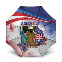 United States 4th Of July Umbrella 250th Anniversary Liberty Bell - Wonder Print Shop