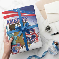 United States 4th Of July Wrapping Paper 250th Anniversary Liberty Bell - Wonder Print Shop