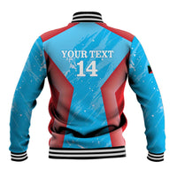 Custom Kuwait Cricket Baseball Jacket Go Champions Grunge Style - Wonder Print Shop