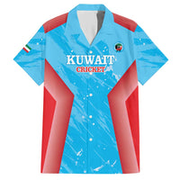 Custom Kuwait Cricket Hawaiian Shirt Go Champions Grunge Style - Wonder Print Shop