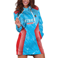 Custom Kuwait Cricket Hoodie Dress Go Champions Grunge Style - Wonder Print Shop