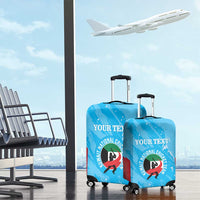 Custom Kuwait Cricket Luggage Cover Go Champions Grunge Style - Wonder Print Shop