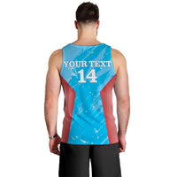Custom Kuwait Cricket Men Tank Top Go Champions Grunge Style - Wonder Print Shop