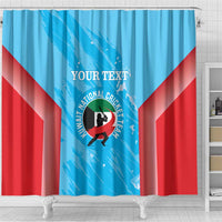 Custom Kuwait Cricket Shower Curtain Go Champions Grunge Style