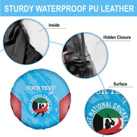 Custom Kuwait Cricket Spare Tire Cover Go Champions Grunge Style - Wonder Print Shop