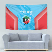 Custom Kuwait Cricket Tapestry Go Champions Grunge Style - Wonder Print Shop