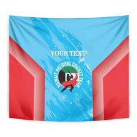 Custom Kuwait Cricket Tapestry Go Champions Grunge Style - Wonder Print Shop
