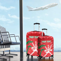 Custom Oman Cricket Luggage Cover Go Champions Strong Flame Style - Wonder Print Shop