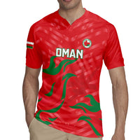 Custom Oman Cricket Rugby Jersey Go Champions Strong Flame Style - Wonder Print Shop