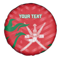 Custom Oman Cricket Spare Tire Cover Go Champions Strong Flame Style - Wonder Print Shop