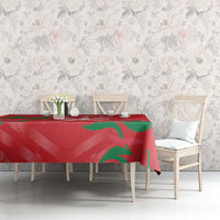 Custom Oman Cricket Tablecloth Go Champions Strong Flame Style - Wonder Print Shop
