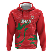 Custom Oman Cricket Zip Hoodie Go Champions Strong Flame Style - Wonder Print Shop