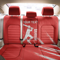 Custom Bahrain Cricket Back Car Seat Cover Go Champions Grunge Style - Wonder Print Shop