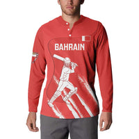 Custom Bahrain Cricket Button Sweatshirt Go Champions Grunge Style - Wonder Print Shop