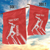 Custom Bahrain Cricket Garden Flag Go Champions Grunge Style - Wonder Print Shop