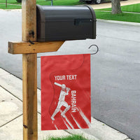 Custom Bahrain Cricket Garden Flag Go Champions Grunge Style - Wonder Print Shop