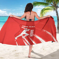 Custom Bahrain Cricket Sarong Go Champions Grunge Style - Wonder Print Shop