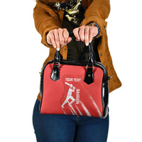 Custom Bahrain Cricket Shoulder Handbag Go Champions Grunge Style