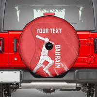 Custom Bahrain Cricket Spare Tire Cover Go Champions Grunge Style - Wonder Print Shop