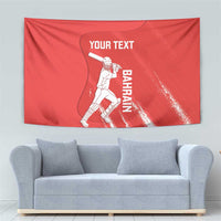 Custom Bahrain Cricket Tapestry Go Champions Grunge Style - Wonder Print Shop