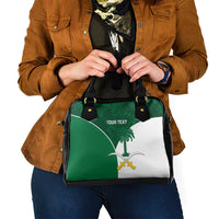Custom Saudi Arabia Cricket Shoulder Handbag Go Champions Coat Of Arms Style