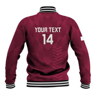 Custom Qatar Cricket Baseball Jacket Go Champions Qataris Flag Style - Wonder Print Shop