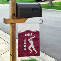 Custom Qatar Cricket Garden Flag Go Champions Qataris Flag Style - Wonder Print Shop