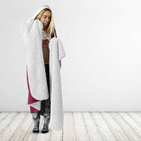 Custom Qatar Cricket Hooded Blanket Go Champions Qataris Flag Style