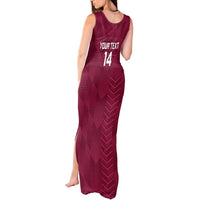 Custom Qatar Cricket Tank Maxi Dress Go Champions Qataris Flag Style - Wonder Print Shop