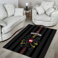 Austria Football Area Rug 2026 Go Das Team Striped Style - Wonder Print Shop