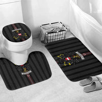 Austria Football Bathroom Set 2026 Go Das Team Striped Style - Wonder Print Shop