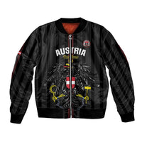 Custom Austria Football Bomber Jacket 2026 Go Das Team Striped Style - Wonder Print Shop