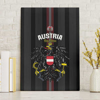 Austria Football Canvas Wall Art 2026 Go Das Team Striped Style - Wonder Print Shop