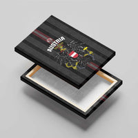 Austria Football Canvas Wall Art 2026 Go Das Team Striped Style - Wonder Print Shop