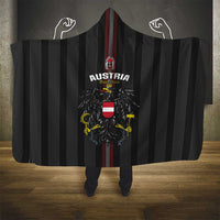 Austria Football Hooded Blanket 2026 Go Das Team Striped Style - Wonder Print Shop