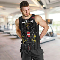 Custom Austria Football Men Tank Top 2026 Go Das Team Striped Style - Wonder Print Shop