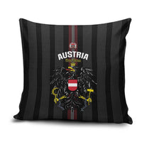 Austria Football Pillow Cover 2026 Go Das Team Striped Style - Wonder Print Shop