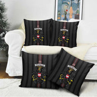 Austria Football Pillow Cover 2026 Go Das Team Striped Style - Wonder Print Shop